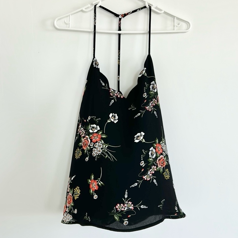Nine Britton Black Floral Camisole